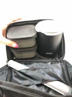 サーモス 保温弁当箱 約1合 マットブラックのサムネイル