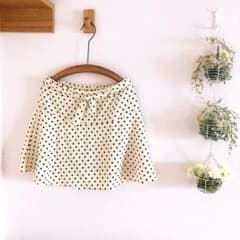 ZARA スカパン　size13〜14 ドット　ヒラヒラ可愛い　160