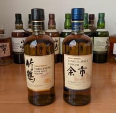 新品】ニッカ 竹鶴 & 余市 ウイスキー2本セット - メルカリ