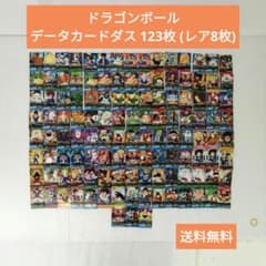 ドラゴンボール データカードダス カード まとめ売り 123枚 (レア8枚