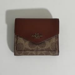 COACH 三つ折り財布 ブラウンのサムネイル