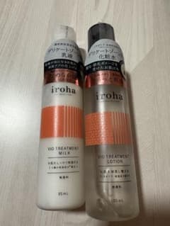 新品未使用iroha イロハ　デリケートゾーン用化粧水&乳液のサムネイル