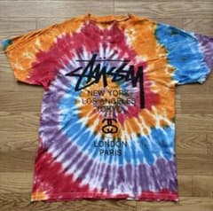 Stussy☆ステューシー☆タイダイ柄Tシャツ【M】‼️タグなし‼️のサムネイル