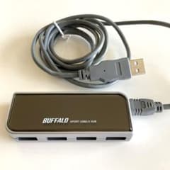 동작품 버팔로 4포트 USB2.0 허브 1.5m 케이블 마그넷