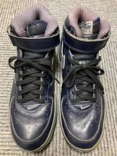Y076 NIKE ナイキ エアフォース1 シューズ ネイビー 28㎝ - メルカリ