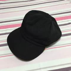 UVカット帽子 黒フリーサイズのサムネイル