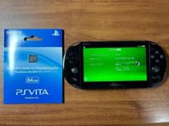 PS Vita 本体 PCH-2000 ZA11 メモリーカード64GB付きのサムネイル