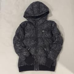 adidas originals ダウンジャケット レース柄 ダブルジップ S - メルカリ