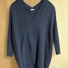 IENA コットンストレッチコクーンVネック袖付きプルオーバー IENA（イエナ）の「《追加2予約》コットンストレッチ コクーンVネック