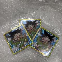 ドラゴンボール 孫悟空 神龍 ホログラムシール 3枚セットのサムネイル