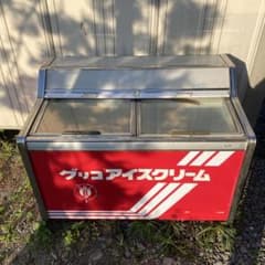当時物　レトロ　SANYO 冷凍ショーケース SCR-R2500 本体 グリコ 当時物 レトロ SANYO 冷凍ショーケース SCR-R2500 本体 グリコ - メルカリ