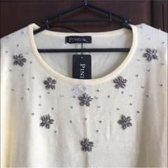 ⭐︎新品 タグ付き⭐︎ 最終お値下げ❣️セーター アンゴラ入りのサムネイル