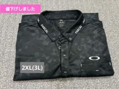 OAKLEY ポロシャツ ブラック カモフラ柄のサムネイル