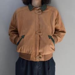 ハンティングジャケット90s レザーのサムネイル