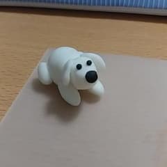 樹脂粘土　ワンコのサムネイル