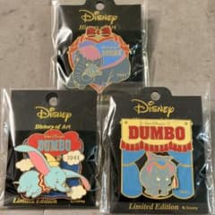 限定品 ディズニー History of Art ピンバッジ ダンボ 3種セットのサムネイル