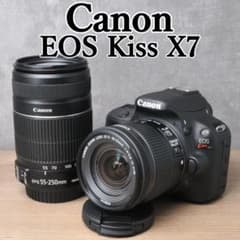 新品級のショット数❣️Canon EOS Kiss X7⭐️ダブル スマホ転送