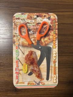 【新品未使用】ののじ Pizzaハサミ オレンジのサムネイル