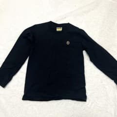 A BATHING APE ブラック ロングスリーブ Tシャツ 2XS長袖ロンＴ A BATHING APE ブラック ロングスリーブ Tシャツ 2XS長袖ロンT - メルカリ