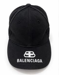 BALENCIAGA BBロゴ ベースボールキャップ ブラックのサムネイル