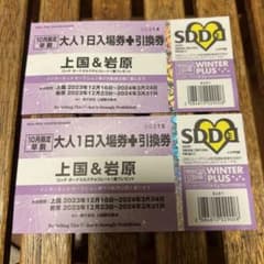 上越国際　上国　岩原　リフト券　１日券のサムネイル