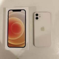 iPhone12 128GB ホワイト 本体 箱付き 86%のサムネイル