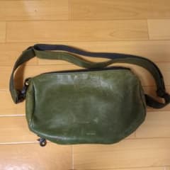 Butler Verner Sails ボディバッグ グリーン　馬皮のサムネイル