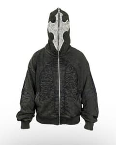 UNIZ SKELETON HOODIE ユニズ フーディー y2k opium UNIZ SKELETON HOODIE ユニズ フーディー y2k opium - メルカリ