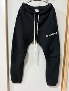 ESSENTIALS ブラック スウェットパンツ　XSのサムネイル