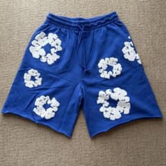 DENIM TEARS ハーフパンツ ブルー　デニムティアーズのサムネイル