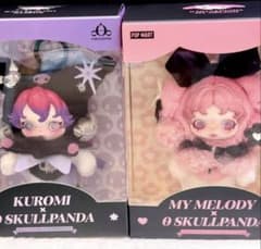 POP MART SKULLPANDA マイメロ クロミ ぬいぐるみ - メルカリ