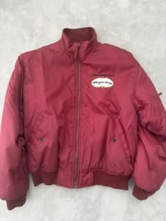 80s90s ビンテージ OLD ハーゲンダッツ ブルゾン エンジ　MA1のサムネイル