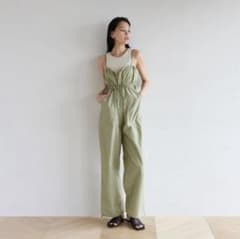 【SeaRoomLynn】フロントZipワークサロペットのサムネイル
