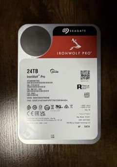⭐️動作良好 Seagate IronWolf Pro 24TB 使用時間極少 ⭐️大特価 Seagate IronWolf Pro 24TB 使用114時間のみ - メルカリ