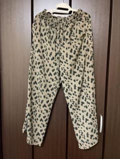 レオパード柄 カジュアルパンツ ウエストゴム　履き心地◎