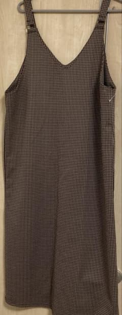 千鳥柄 スカート サロペット