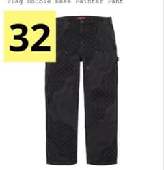 Flag Double Knee Painter Pant ブラック 32 Flag Double Knee Painter Pant ブラック 32 - メルカリ