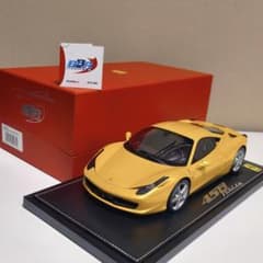 限定300台☆BBR1/18Ferrari 458 Italiaイエロー - メルカリ