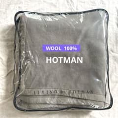 HOTMAN GRACE ラムウール100% 毛布　グレー　140×210 HOTMAN GRACE ラムウール100% 毛布 グレー 140×210 - メルカリ