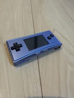 GAME BOY micro （ゲームボーイ ミクロ）ブルー本体+カセット2つ付