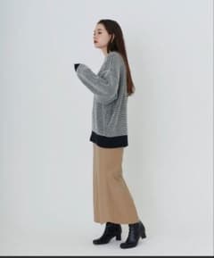 Tina jojun ストライプ長袖ニットのサムネイル