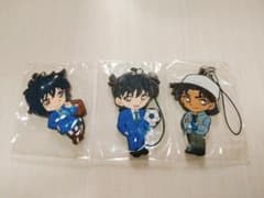 名探偵コナン　ラバーストラップ［工藤新一·服部平次·世良真純］のサムネイル