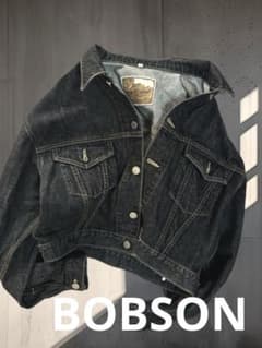 【MCM】希少90s~ロゴ刺繍・短丈ブラックデニムジャケット・ブルゾン　Y2K ZOZOTOWN ファッション 【MCM】希少90s~ロゴ刺繍・短丈ブラックデニム