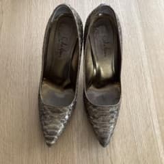【送料込】レア★Cole Haan リアルパイソン パンプスのサムネイル