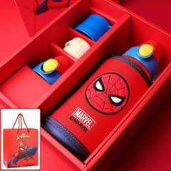 スパイダーマン水筒ギフトセット キッズ 子供用スパイダーマンボトル