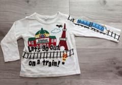 ♡長袖Tシャツ 白 90cm♡のサムネイル
