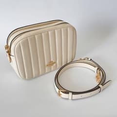 コーチ COACH C1569ショルダーバッグ 斜めがけレザーロゴ白ホワイト 