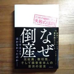 なぜ倒産 23社の破綻に学ぶ失敗の法則のサムネイル