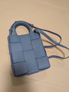 BOTTEGA VENETA ボッテガヴェネタ ミニカセット トート ブルーのサムネイル