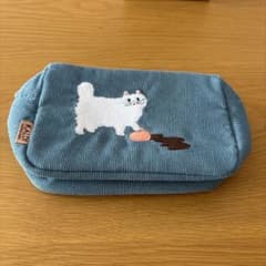 カルディニャンコーヒー　コーデュロイポーチ　カルディにゃんコーヒー　猫　ねこのサムネイル